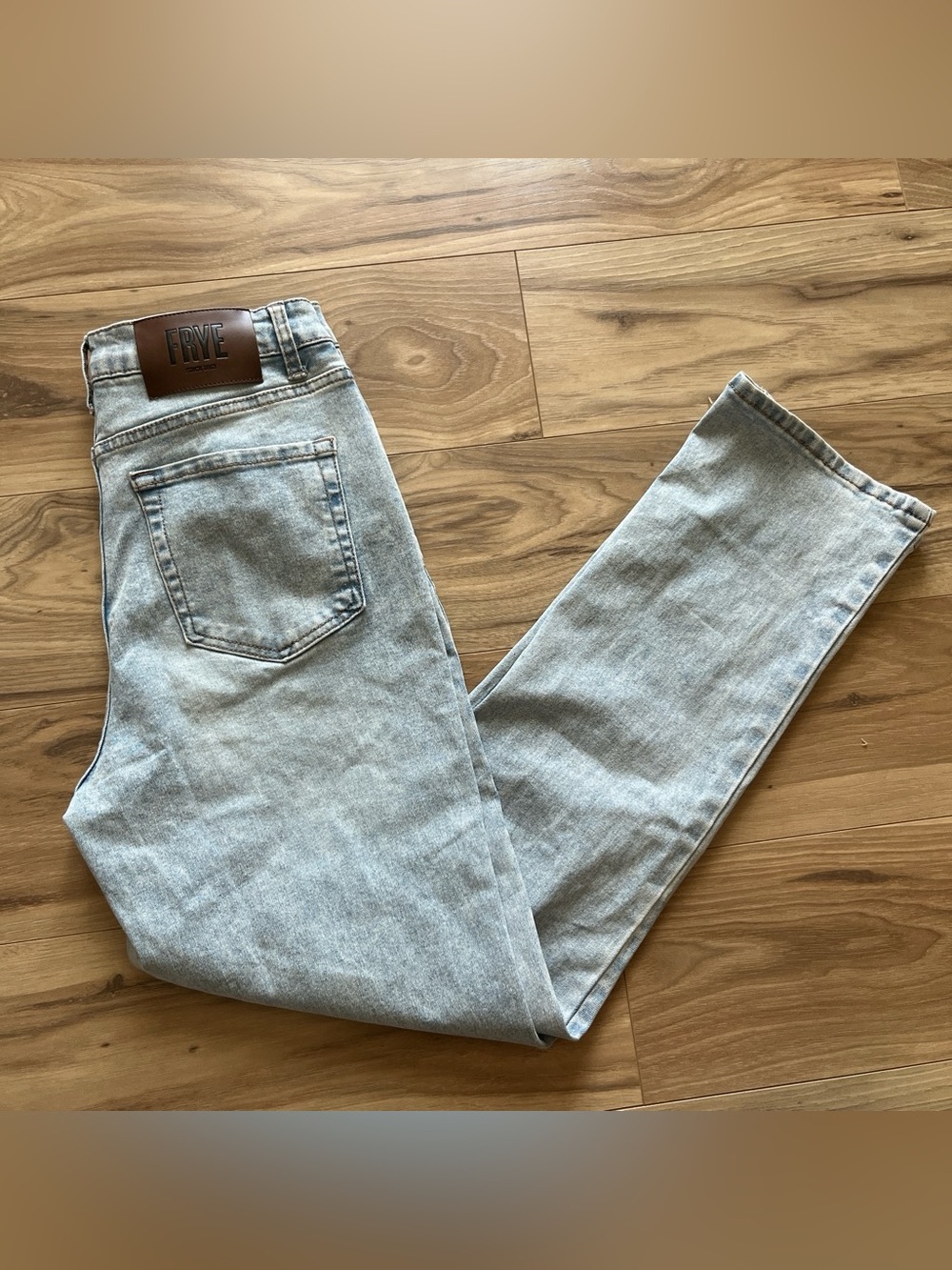 Frye Light Blue Slim Straight Jeans